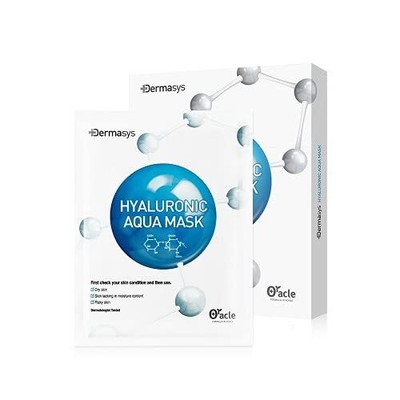 DR.ORACLE Dermasys Hyaluronic Aqua Mask 5ea Moisturizing, HA + Aloe Vera