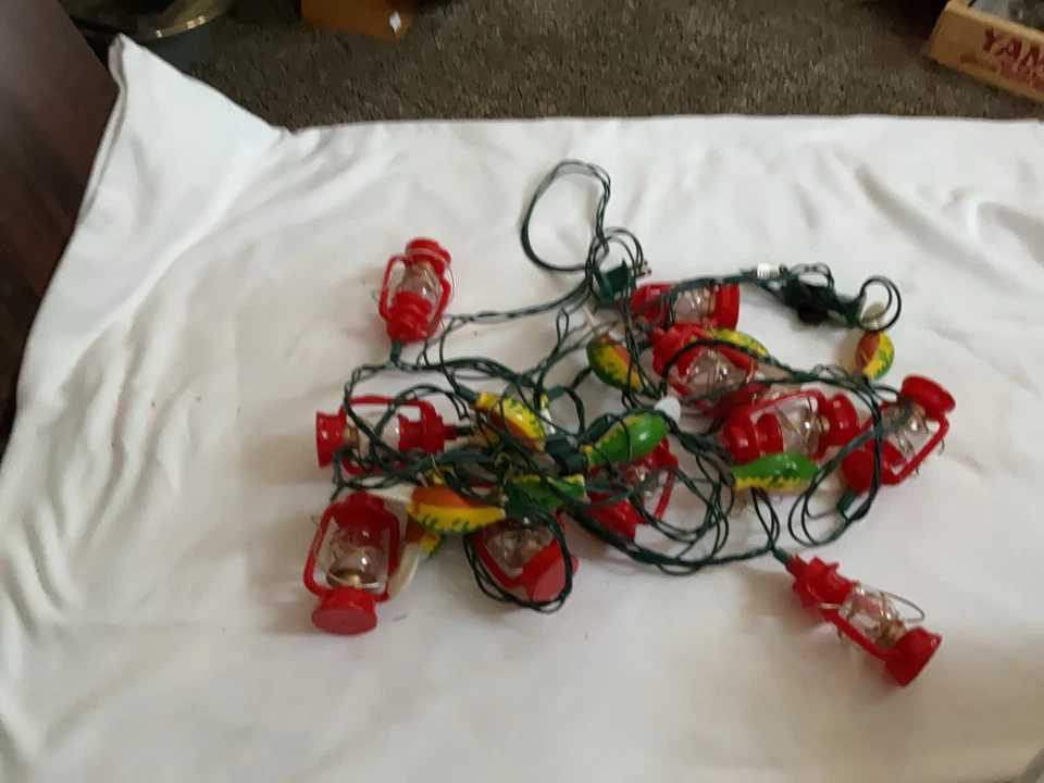 DE COLECCIÓN SOPLADO MOLDE REMOLQUE LUCES PECES Y LINTERNAS CADENA LUCES Foto 2 de 2