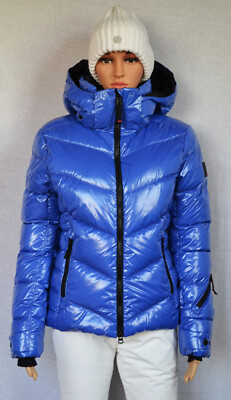 BOGNER SAELLY F+I DAMEN SKI JACKE JACKET BLAU SHINY UVP 595 € Gr