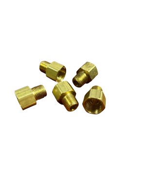 1/8'' NPT Male x 5/16'' Inverted Flare 1/2-20 Brass Fitting (5 Pack)
