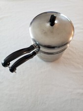 Vtg Farberware Stainless Steel Double Boiler ...