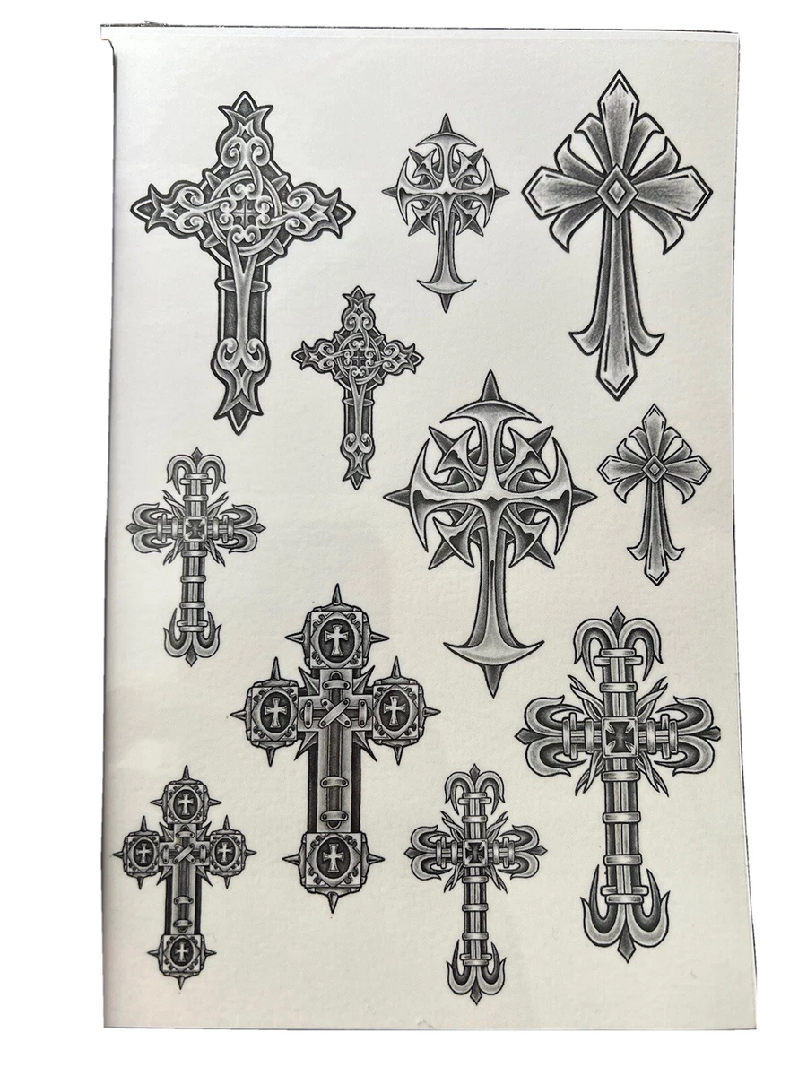 Gothic Cross Tattoo Designs For Men