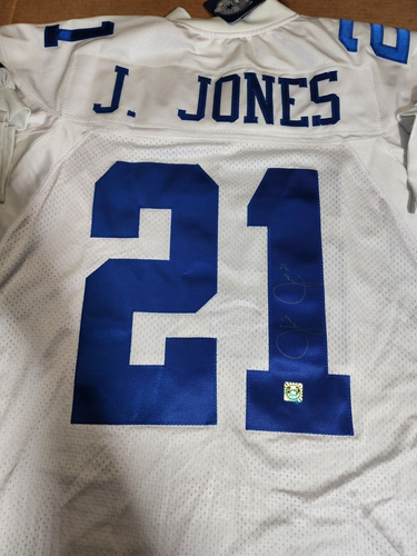 JULIUS JONES #21 Dallas Cowboys Jersey - SIGNED by Jones w/COA Decal - NEW w/Tag - Picture 15 of 24