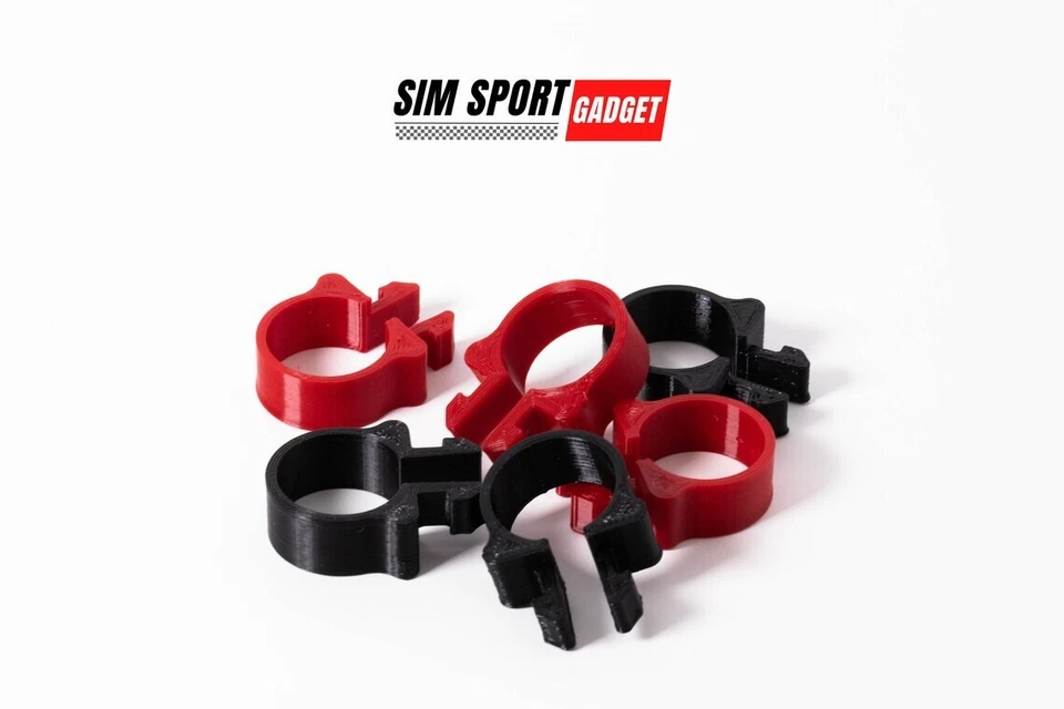 Pack de 10 clips de gestión de cables para 8020 Sim Racing Profile 2 tamaños Foto 4 de 4