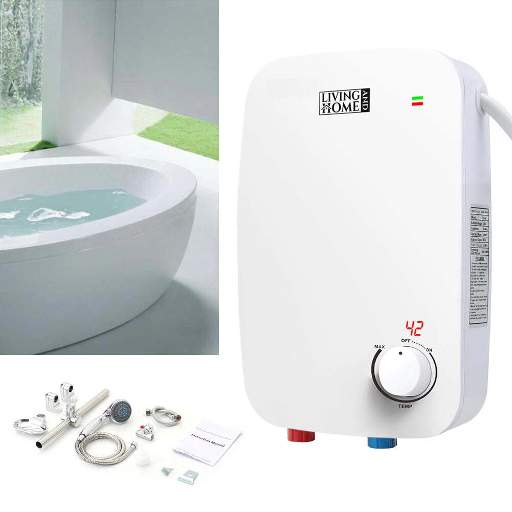 10KW Instant Hot Water Heater Electric Tankless Under Sink Tap Kitchen  Bathroom | eBay