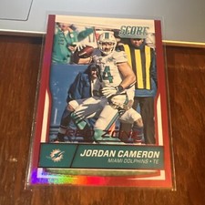 Jordan Cameron 2016 Panini Score Red Zone SP Parallel #176 /35 Dolphins