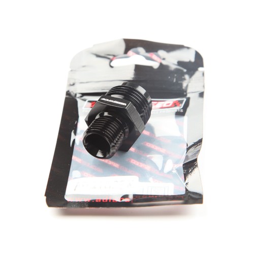 US SHIP 2PCS Aluminum 10AN AN-10 To M16x1.5mm Male Thread Straight Fitting Black - Foto 6 di 6