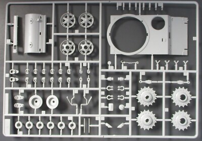 Trumpeter 1/35th Scale Soviet KV-1 - Parts Tree A from Kit No. 00358