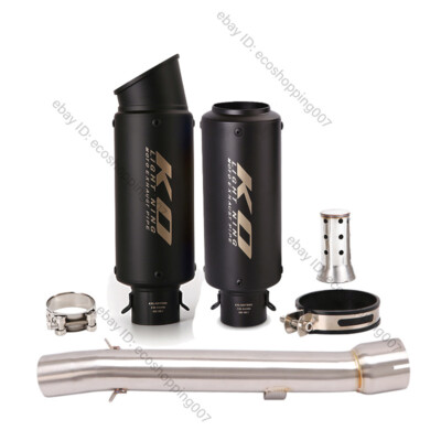 For Yamaha FZ1 FZ1N Fazer 1000 2001-05 Exhaust System Mid Link Pipe 51mm Muffler