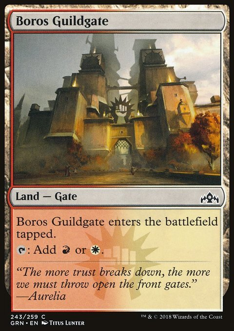 MTG Magic the Gathering Boros Guildgate (243/291) Guilds of Ravnica LP