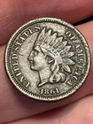 1861 Copper Nickel Indian Head Cent Penny- VF/XF Details, LIBERTY Shows