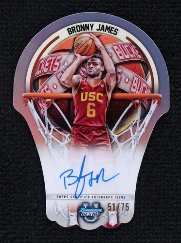 2023-24 Bowman University Best - Bronny James #BDA-LJJ