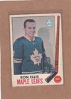1969-70 O PEE CHEE HOCKEY RON ELLIS #46 MAPLE LEAFS VG *A32358