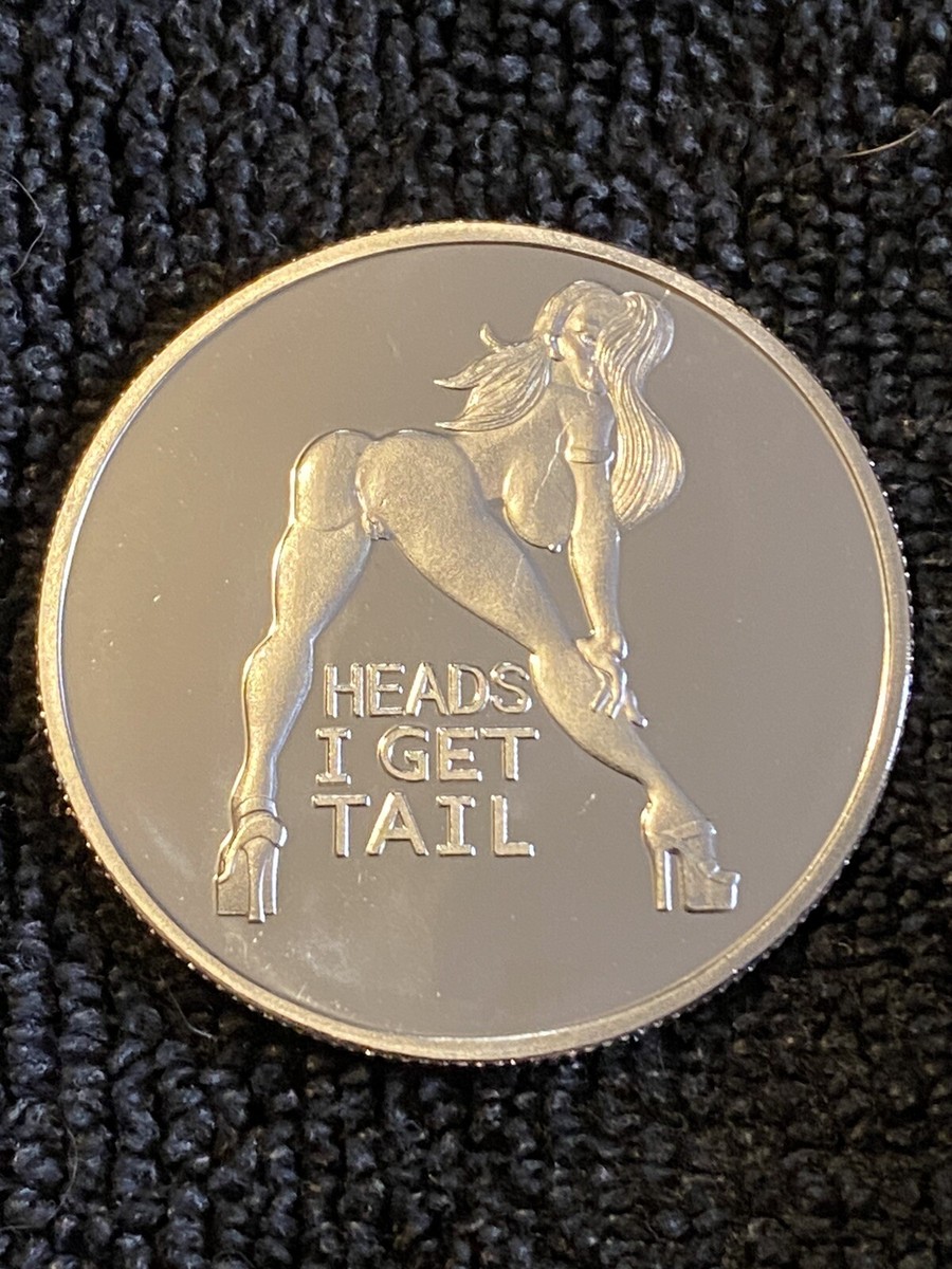 Sexy Woman Adult Challenge Lucky Girl Commemorative Coins