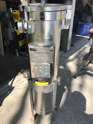 Cuno  BH Series Filter Housing, p/n 1BHS2C, #2 bag housing, 316 SS, clean