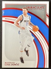 Luka Doncic 2021-22 Panini Immaculate Collection Red Base /49 #49