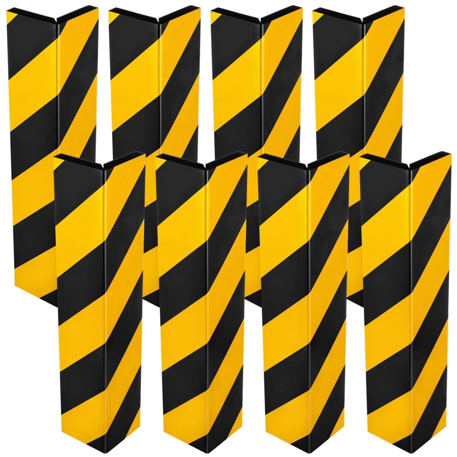 8 Pcs Garage Wall Protectors, Garage Wall Corner Foam Guards, Reflective Wall...