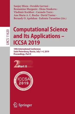 Sanjay Misra (u. a.) | Computational Science and Its Applications - ICCSA 2019