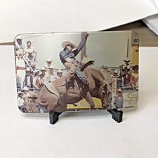 Cowboy On Bucking Bronco Reno Rodeo Belt Buckle Z59 