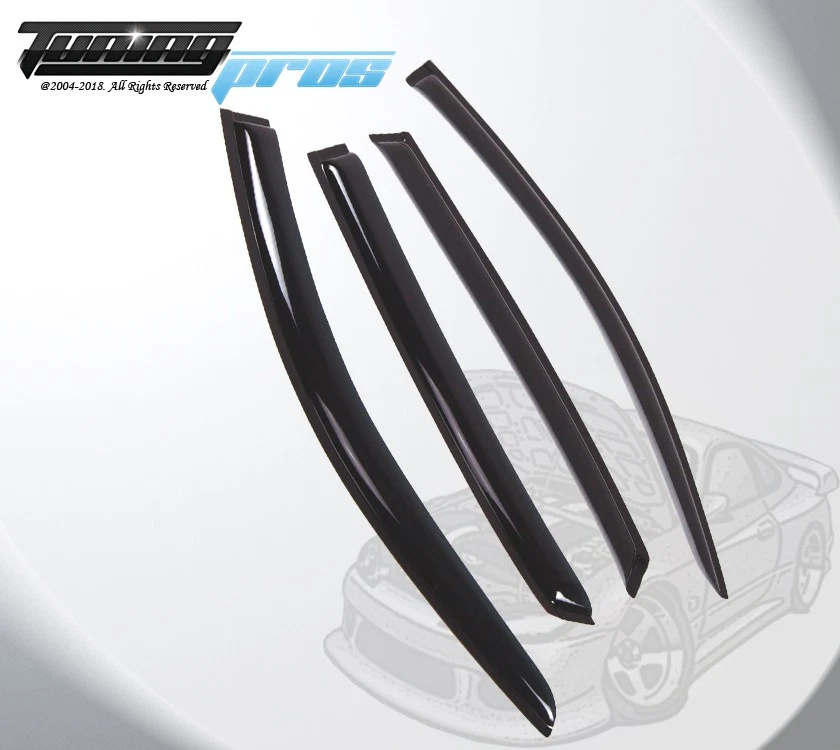 Juego de 4 viseras protectores de lluvia para ventana de humo para Toyota Avalon Sedán 1995-2000 Foto 2 de 4