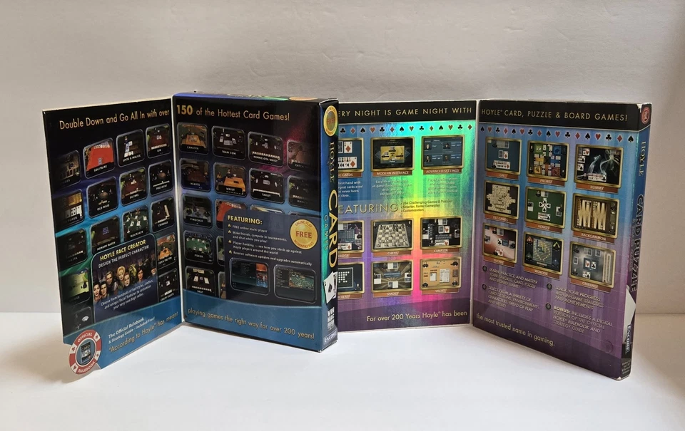 Hoyle Juegos de Cartas y Cartas Puzzle y Juegos de Mesa para PC Lote Paquete - Uno Nuevo Foto 2 de 4