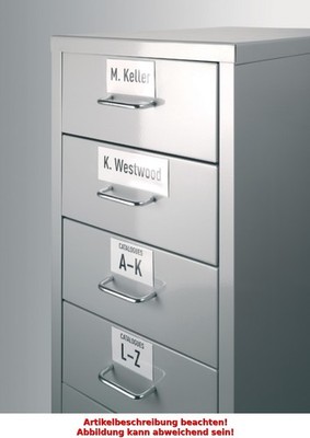 5 DURABLE Beschriftungsfenster LABELFIX, (B)200 x (H)30 mm