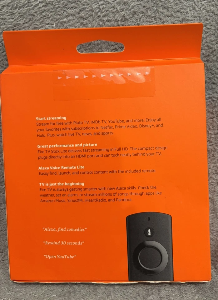 Amazon Fire Stick Lite con el último dispositivo de transmisión remoto de TV Alexa Lite HD nuevo* Foto 2 de 2