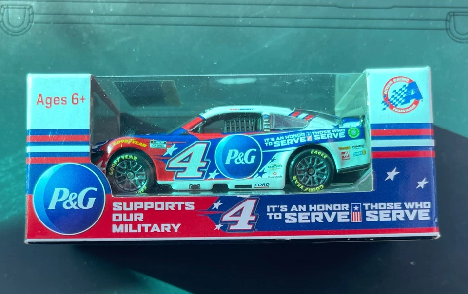 Josh Berry Lionel Racing Nascar escala 1/64 P&G 2024 Mustang Military Com Limited Foto 3 de 4