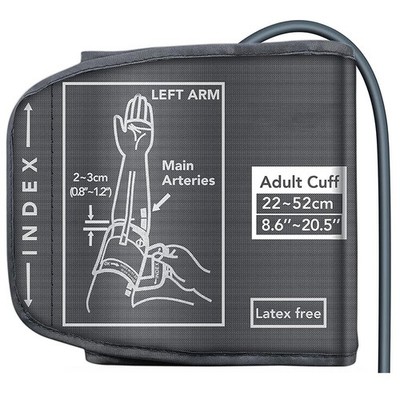 Replacement Extra Large Cuff for Omron BP Monitors 22-52CM Big Arm - Adjustab...