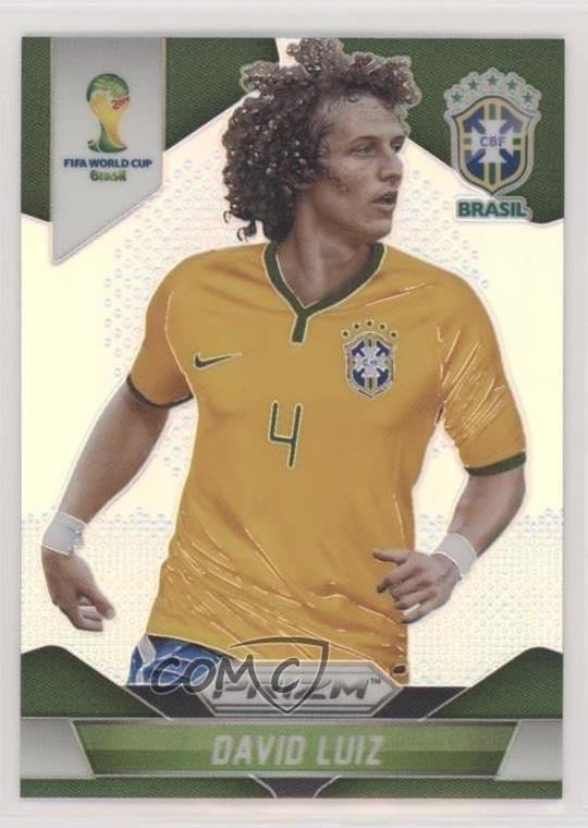 2014 Panini Prizm World Cup Silver Prizm David Luiz #106 01uw