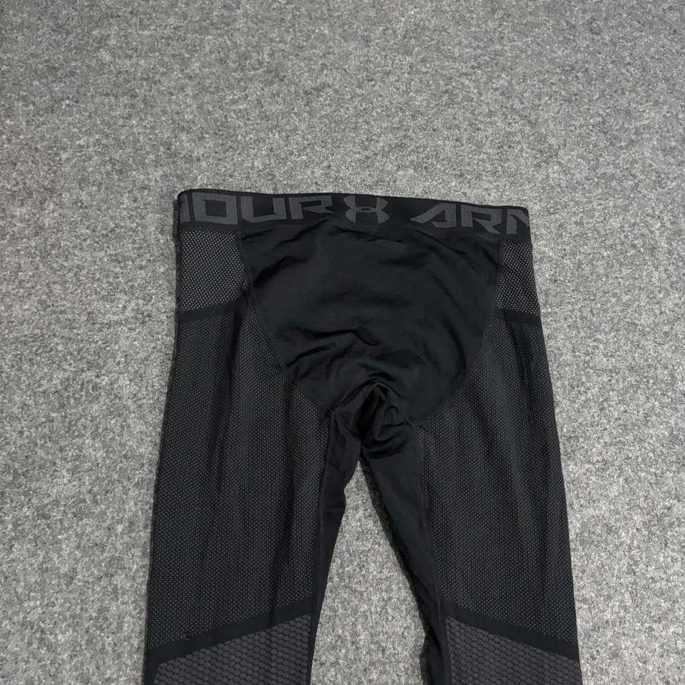 Under Armour Project Rock Seamless Leggings Size XL Black/Gray - Image 4 of 4