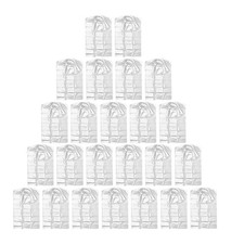 30 PCS Kids' Garment Cover Bags Closet Coat Clear Tools Child Clothes Dust