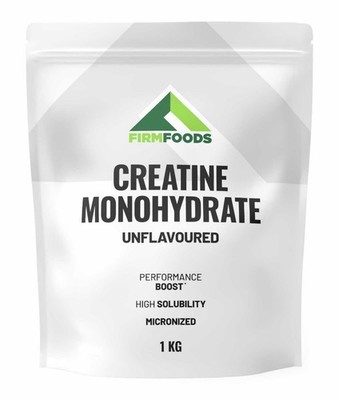 Creatine Monohydrate Pulver 1kg - 100% Löslich