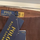 Polo Ralph Lauren Lambskin Skinny Pants Leggings Brown sz S $998 Zip bottom — photo 3