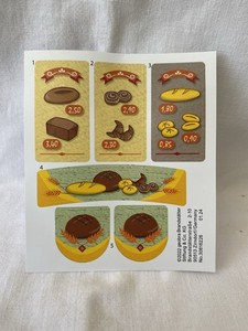 Lot 4 stickers sticker Playmobil clicky le vraie sticker sticker vintage