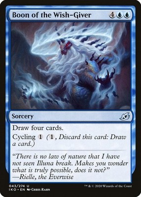NM - Boon of the Wish-Giver [IKO - 43] Ikoria: Lair of Behemoths