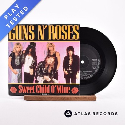 Guns N' Roses - Sweet Child O' Mine (Remix) - 7'' Vinyl Record - EX/EX