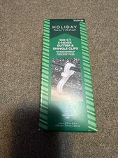 New 100 Ct. Holiday Living Christmas Light Gutter/Shingle Hooks Clips Outdoor