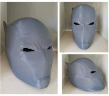 Redhood hell bat Variant Helmet, Raw 3d Printed, Custom Sized, Cosplay