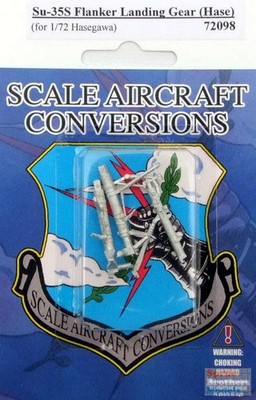 SAC72098 1:72 Scale Aircraft Conversions - Su-35S Flanker Landing Gear Set (HAS