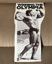 Arnold Schwarzenegger Posing Biceps Road To Olympia Bodybuilding Photo Clipping