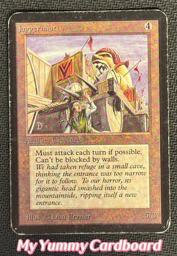 MTG Alpha Juggernaut — Heavily Played | Limited Edition Alpha 1993