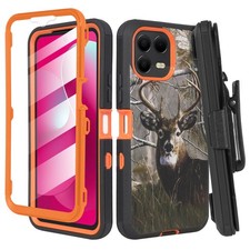 REVVL 8/8 Pro Holster Case Belt Clip Defender Rugged Shockproof Screen Protector