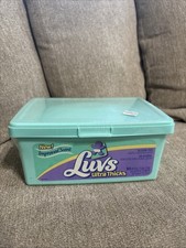 Luvs Ultra Thicks SEALED Baby Wipe 84 Count Refillable Dispenser Container 1999