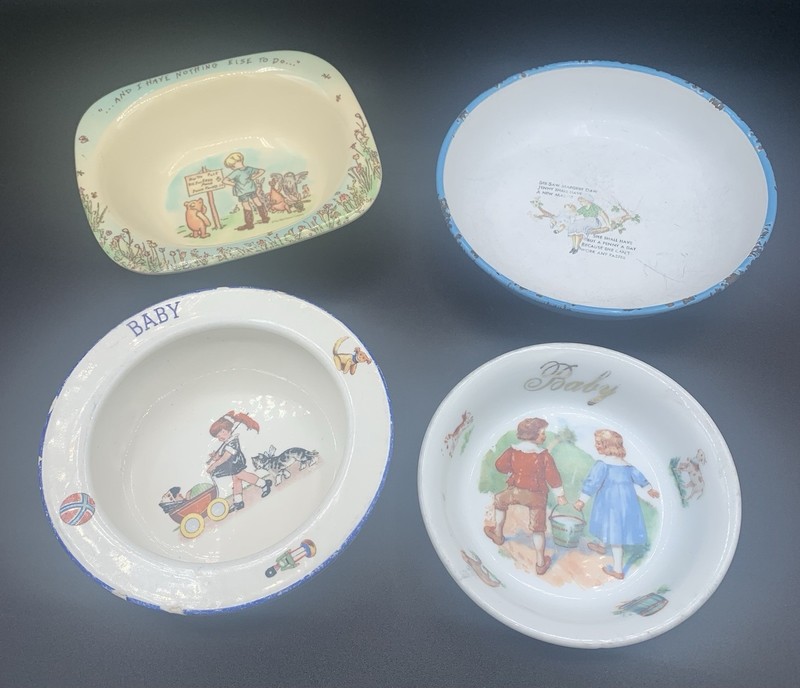 Vintage & Antique Children’s Food Bowls