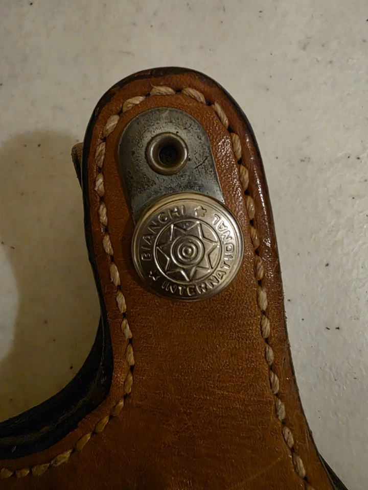 Bianchi Leather Pancake Holster 7/7L Beretta 92F 96F 3 Slot RH 7673-MP - Image 3 of 3