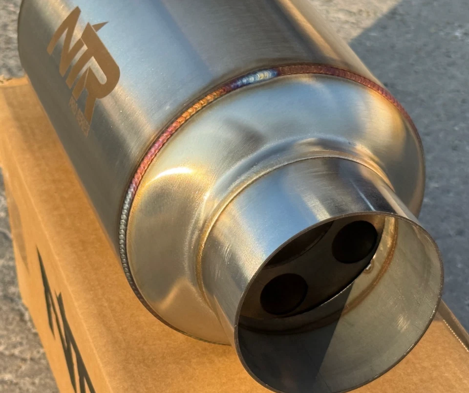NETAMI NTR 3" PRO SERIES MUFFLER 100% AUTHENTIC - Image 3 of 4