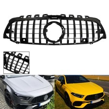 Kühlergrill Front Grill GT Stil SCHWARZ GLÄNZEND für Mercedes W177 A200 A250 18+ Kühlergrill Front Grill GT Stil SCHWARZ GLÄNZEND für Mercedes W177 A200 A250 18+