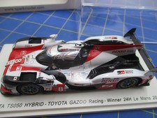 Spark Toyota Ts050 Hybrid 2.4l Turbo V6 Team Toyota Gazoo Racing N 8 Winner 24h Le Mans 2018 F.alonso S.buemi K.nakajima 1:43 43LM18