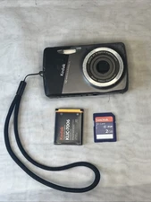 Kodak M530 EasyShare Black Gray 12MP Digital Camera Parts/ Repair Untested